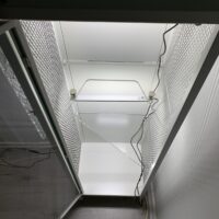 baggebo vitrine draufsicht mit u-brett und dreick aus acryl