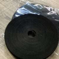 Klettband auf Rolle schwarz 10meter